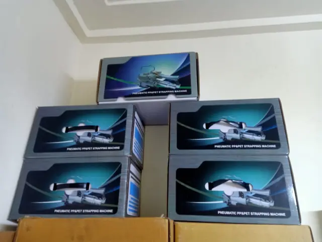 A shipment of pneumatic strapping tools